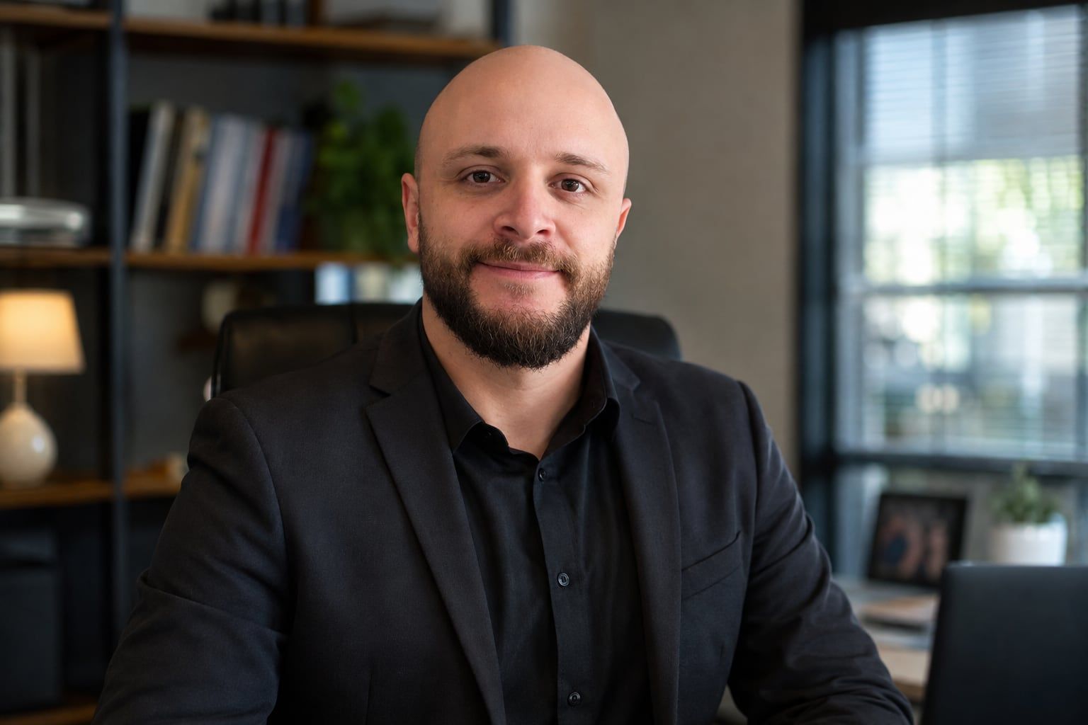 Lucas Sachet no escritório